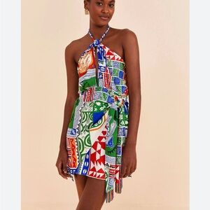 Farm Rio Pitta Colors Mini Dress